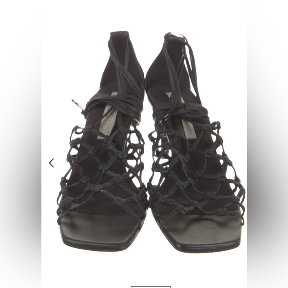 Stella McCartney Vegetarian Leather Accent Gladiator Sandals Size 40 US 9.5/10 - Picture 2 of 8